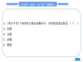 鲁教版九年级化学上单元周周测二(2.1－2.2)习题课件