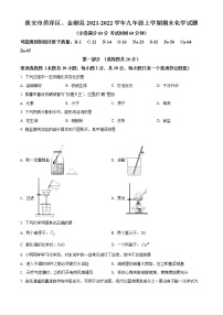 淮安市洪泽区、金湖县2021-2022学年第一学期九年级化学期末试题（含解析）