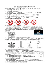 江苏省扬州市宝应县西北片区2022-2023学年九年级上学期第二次月度纠错化学试卷(含答案)