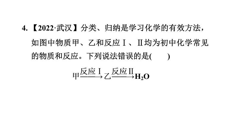 人教版九年级化学下册第4讲物质间的相互反应及转化课件第8页