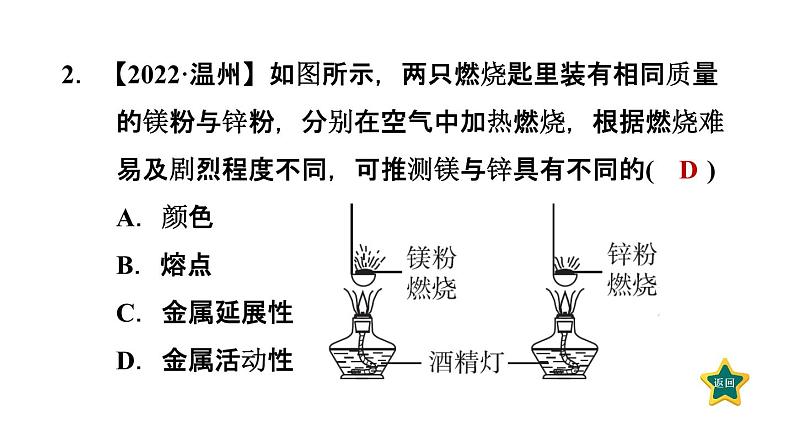 人教版九年级化学下册8-2-1金属的化学性质课件第6页