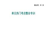 人教版九年级化学下册第九单元热门考点整合专训课件