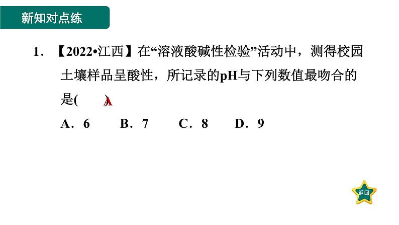 人教版九年级化学下册第十单元实验活动7　溶液酸碱性的检验课件03