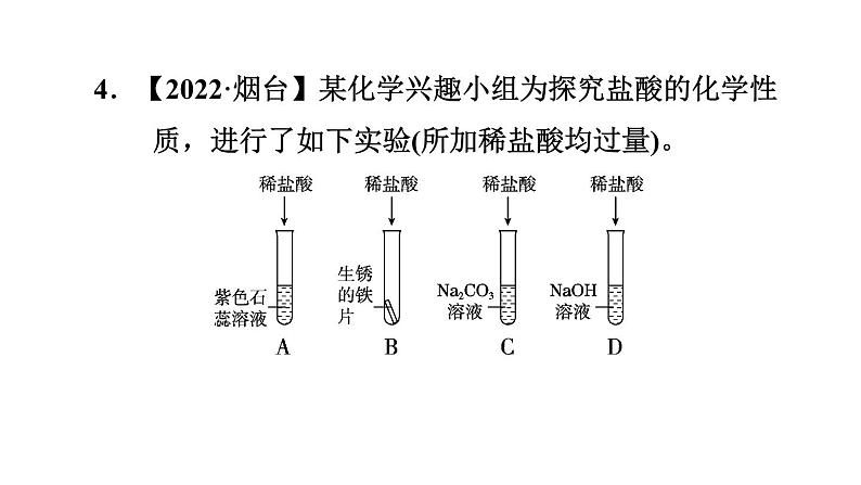 人教版九年级化学下册第十单元热门考点整合专训课件第6页