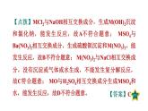 人教版九年级化学下册第十一单元素养集训复分解反应及其应用的易错易混点课件