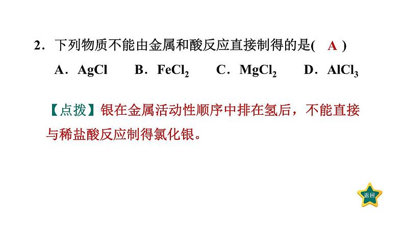 人教版九年级化学下册10-1-2酸的化学性质课件第4页