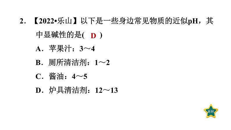 人教版九年级化学下册10-2-2溶液酸碱度的表示方法——pH课件04