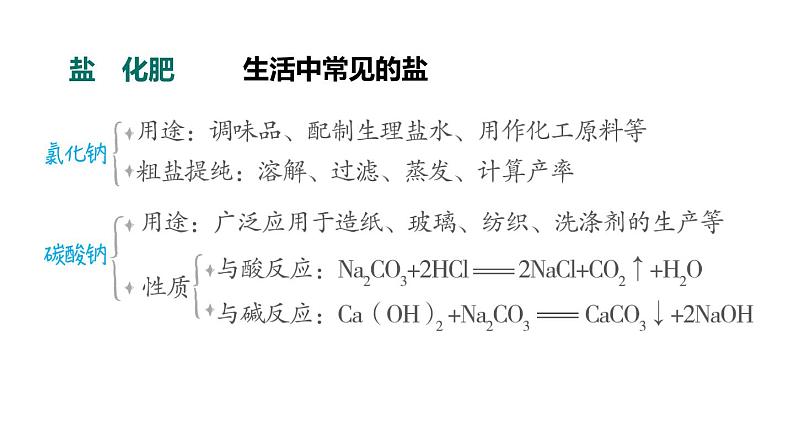 人教版九年级化学下册复习第十一单元大归纳课件第2页