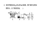 人教版九年级化学下册第九单元实验活动5一定溶质质量分数的氯化钠溶液的配制课件