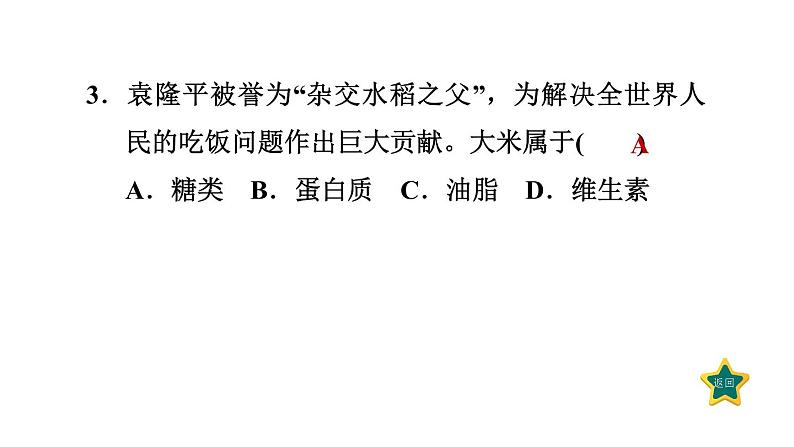 人教版九年级化学下册12-1人类重要的营养物质课件第5页