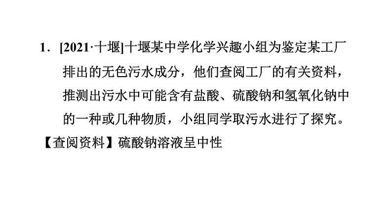 人教版九年级化学下册第十一单元中考专训十四与盐有关的探究课件第3页