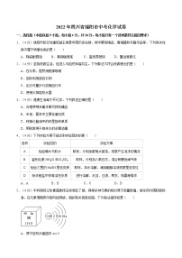 2022年四川省绵阳市中考化学试卷