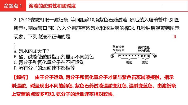 中考总复习化学（安徽地区）第十单元酸和碱课件06