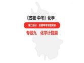 中考总复习化学（安徽地区）专题九化学计算题课件