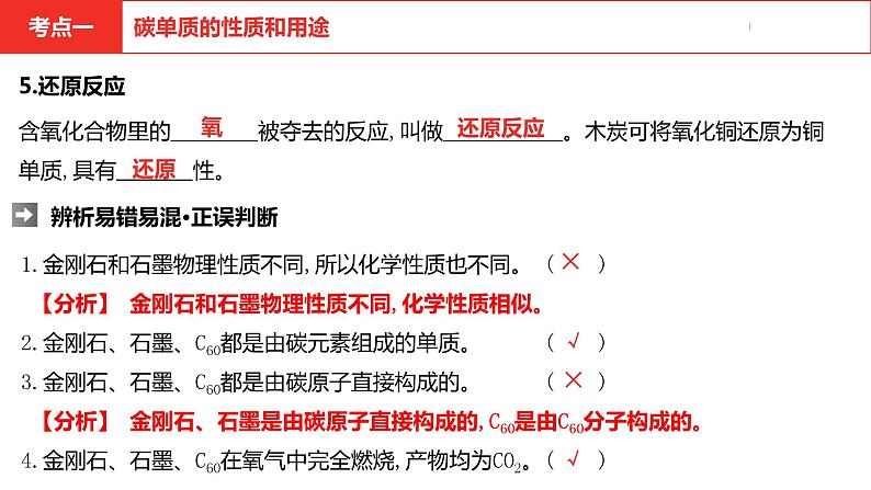 中考总复习化学（河南地区）6.第六单元 碳和碳的氧化物课件第8页