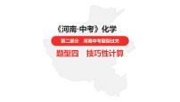 中考总复习化学（河南地区）16.题型四  技巧性计算课件