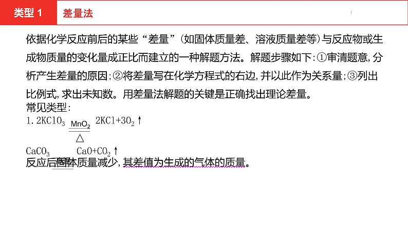 中考总复习化学（河南地区）16.题型四  技巧性计算课件04