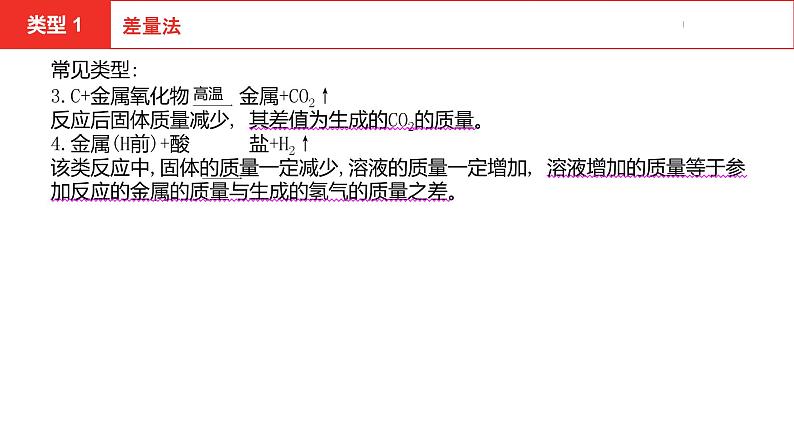 中考总复习化学（河南地区）16.题型四  技巧性计算课件06