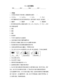 初中化学人教版九年级下册第十一单元  盐  化肥课题2 化学肥料习题