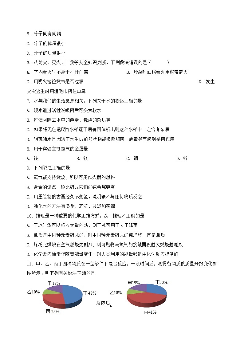 河北省卢龙县2022-2023学年九年级（上）化学期末复习卷【含答案及详细解析】第2页