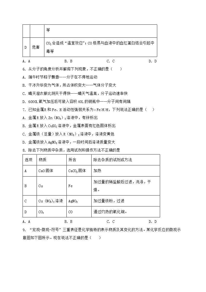 河北省石家庄市裕华区2022-2023学年九年级（上）化学期末复习卷【含答案及详细解析】第2页