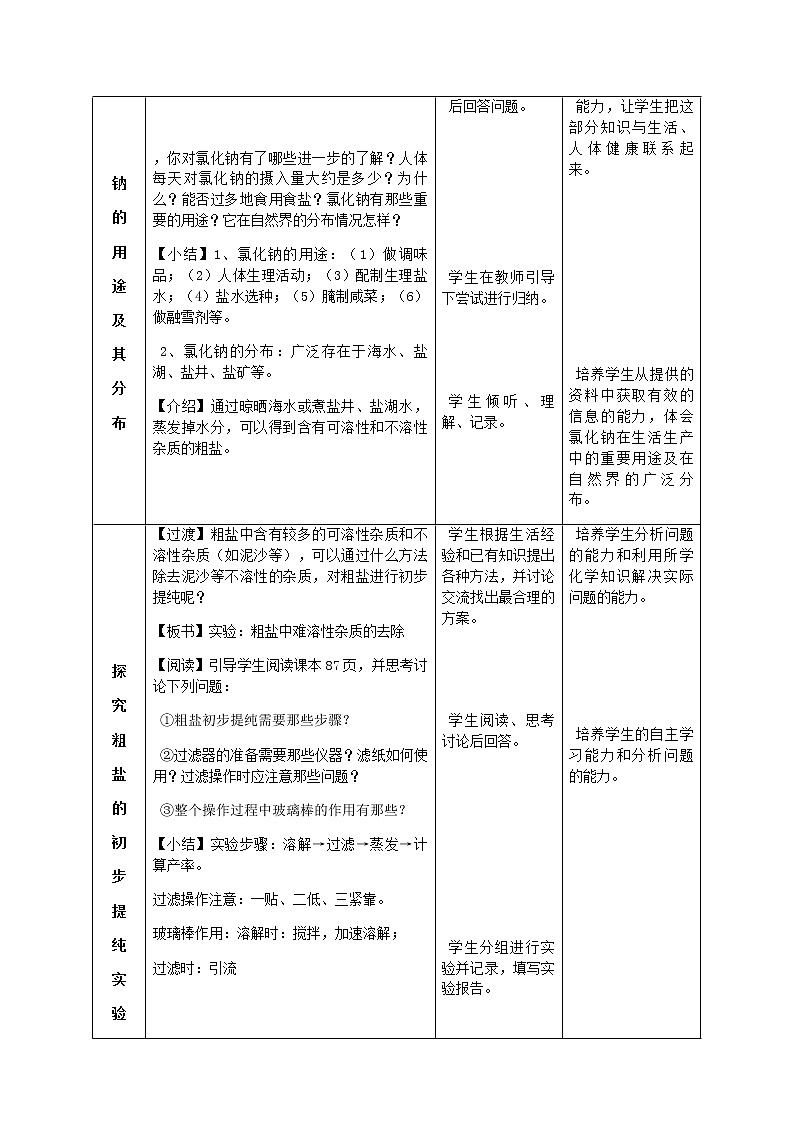 人教版九下化学  11.1生活中常见的盐（第1课时）（教案）03