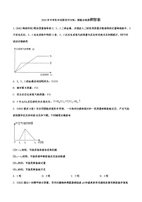 2022年中考化学试题针对专练：图像分析题附答案