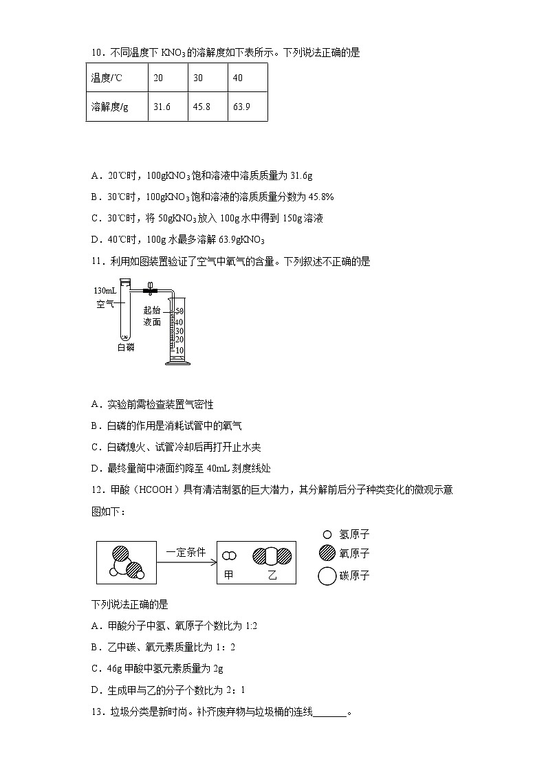 北京市2020年中考化学试题第2页