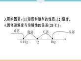 初三九年级化学下册河南同步练习2九单元溶液2２课时溶解度课件PPT