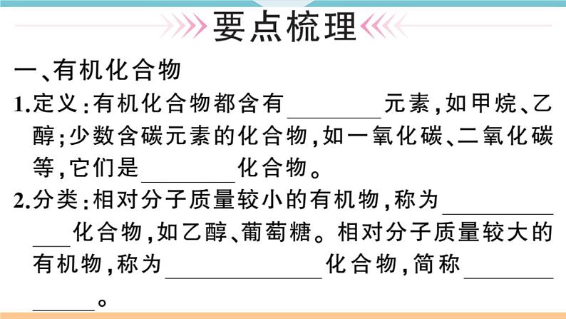 初三九年级化学下册河南同步练习5十二单元化学与生活3课题３有机合成材料课件PPT02