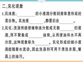 初三九年级化学下册河南同步练习2九单元溶液2２课时溶解时的热量变化及乳化现象课件PPT