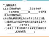 初三九年级化学下册江西同步练习2九单元溶液4课题2溶解度2课时课件PPT