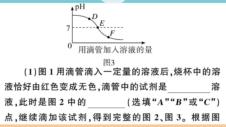 初三九年级化学下册河南同步练习3十单元酸和碱3专题四中和反应及pH课件PPT03