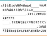 初三九年级化学下册河南同步练习4十一单元盐化肥１课时氯化钠碳酸钠碳酸氢钠和碳酸钙课件PPT