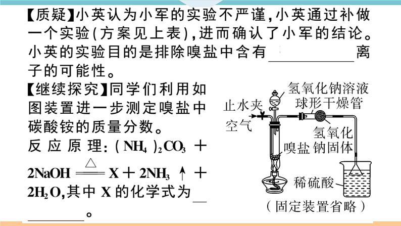 初三九年级化学下册江西同步练习6江西特色题型专练4题型四实验探究题课件PPT第6页