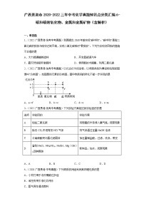 广西贵港市2020-2022三年中考化学真题知识点分类汇编6-碳和碳的氧化物、金属和金属矿物（含解析）