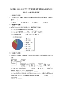 初中化学鲁教版九年级下册第一节  海洋化学资源课堂检测