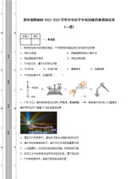 贵州省黔南州2022-2023学年中考化学专项突破仿真模拟试卷（一模二模）含解析
