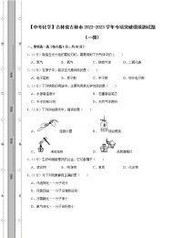 【中考化学】吉林省吉林市2022-2023学年专项突破模拟测试题（一模二模）含解析