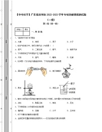 【中考化学】广东省深圳市2022-2023学年专项突破模拟测试题（一模二模）含解析