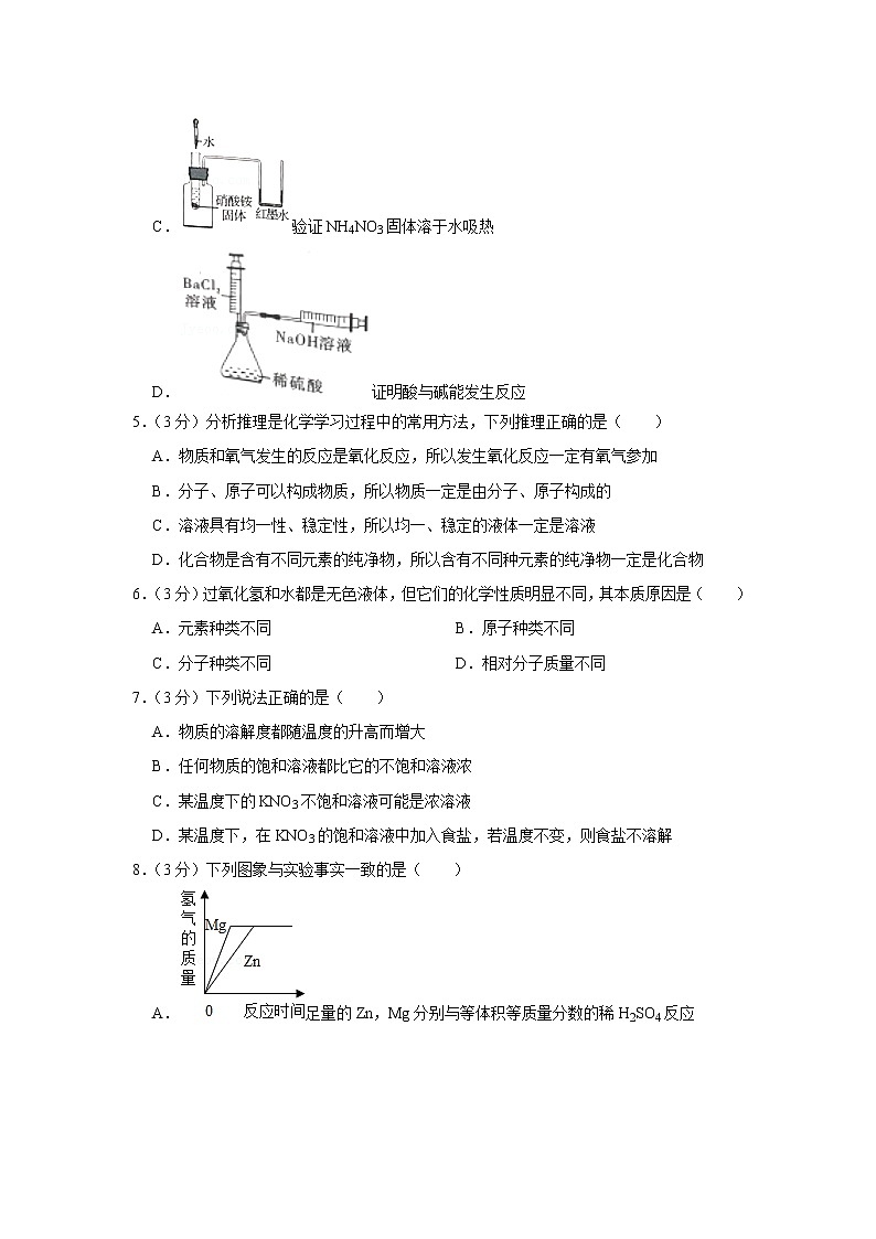 2023年春科粤版化学九年级下册开学测试卷（一）（原卷版）第2页