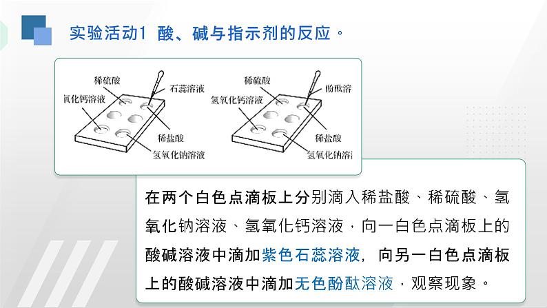 人教版化学九年级下册 实验活动6酸碱的化学性质 课件+教案08