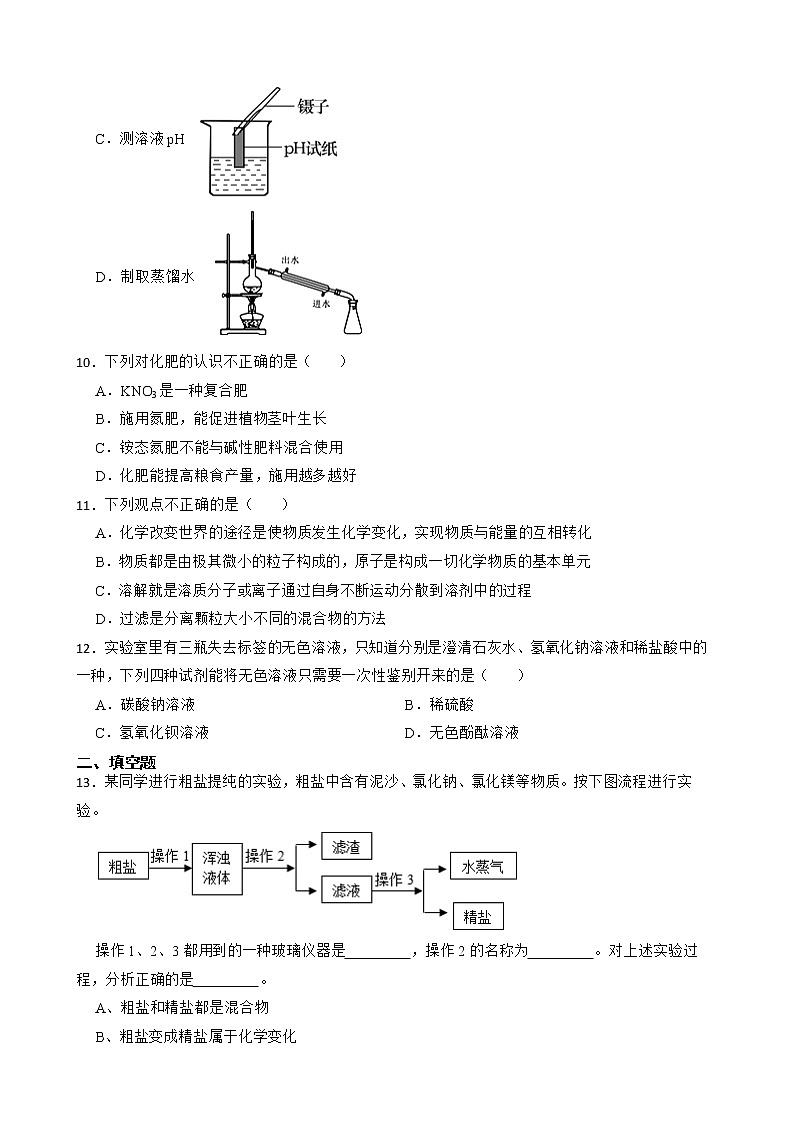 2023年中考化学高频考点突破--化肥第3页