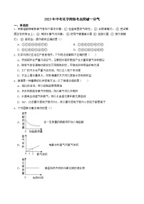 2023年中考化学高频考点突破--空气