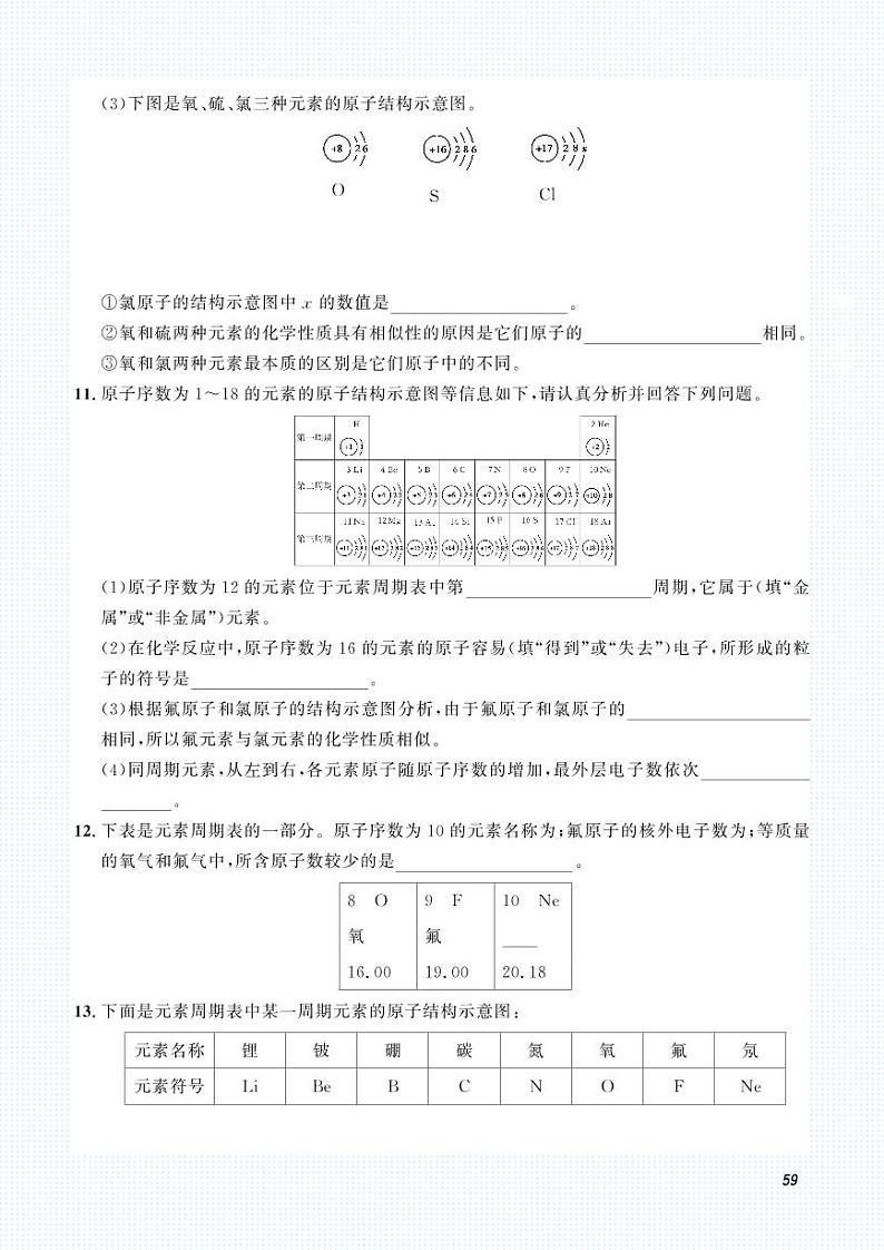 初中化学中考复习 2023化学中考集训：专题八 物质的组成与分类（PDF原卷版）第3页