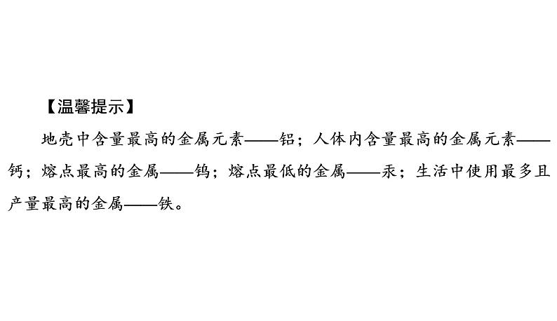 初中化学中考复习 2020中考备考化学考点讲练 金属材料、金属资源的保护课件PPT04