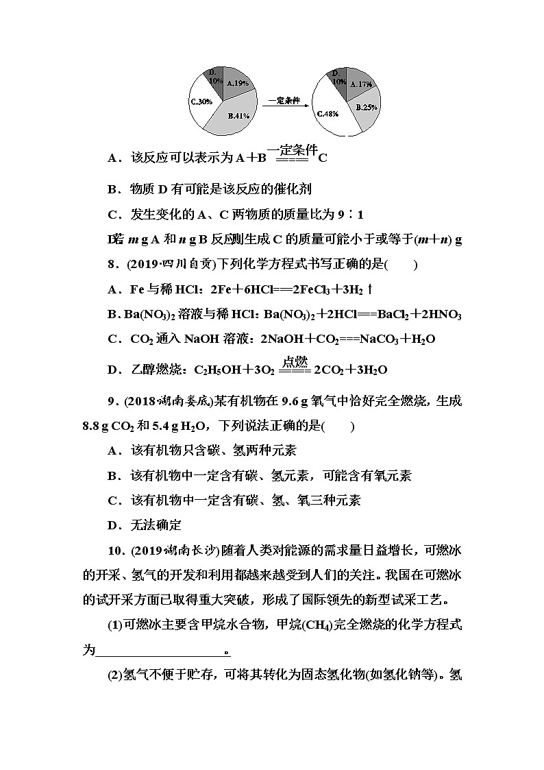 初中化学中考复习 第5单元　化学方程式第3页