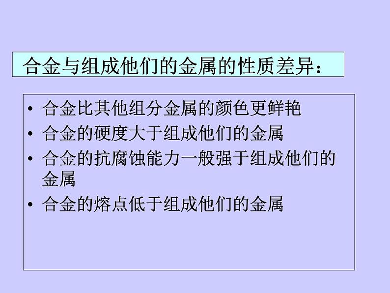 沪教版（上海）初中化学九年级下册 6.1 奇光异彩的金属 课件PPT07