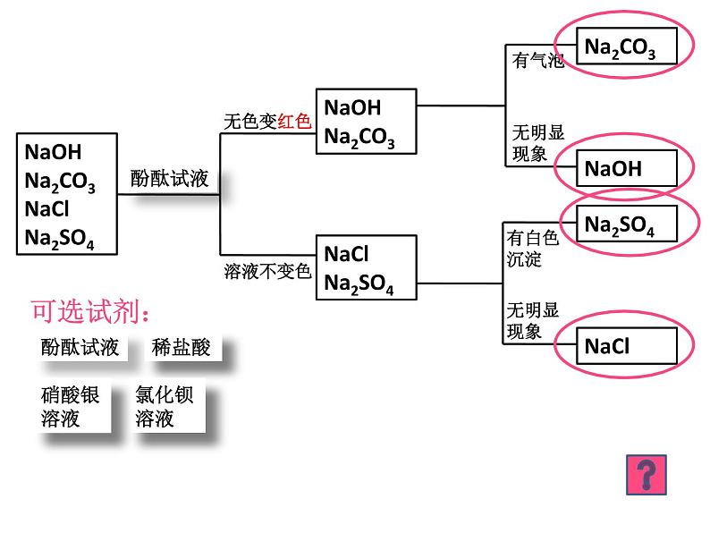 沪教版（上海）初中化学九年级下册 6.2 盐和肥料-- 一些酸、碱、盐的鉴别 课件PPT08