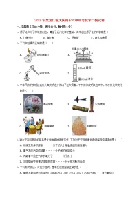 初中化学中考复习 黑龙江省大庆四十六中2019年中考化学二模试卷（含解析）